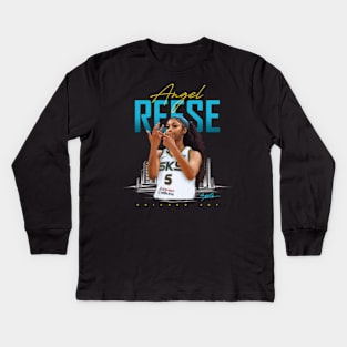 Angel Reese Chicago Sky Kids Long Sleeve T-Shirt